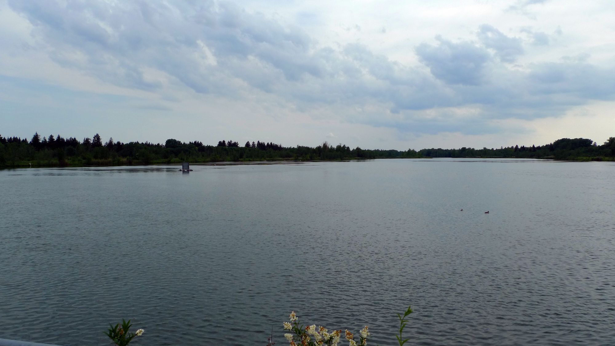 vom Wehr flußaufwaerts